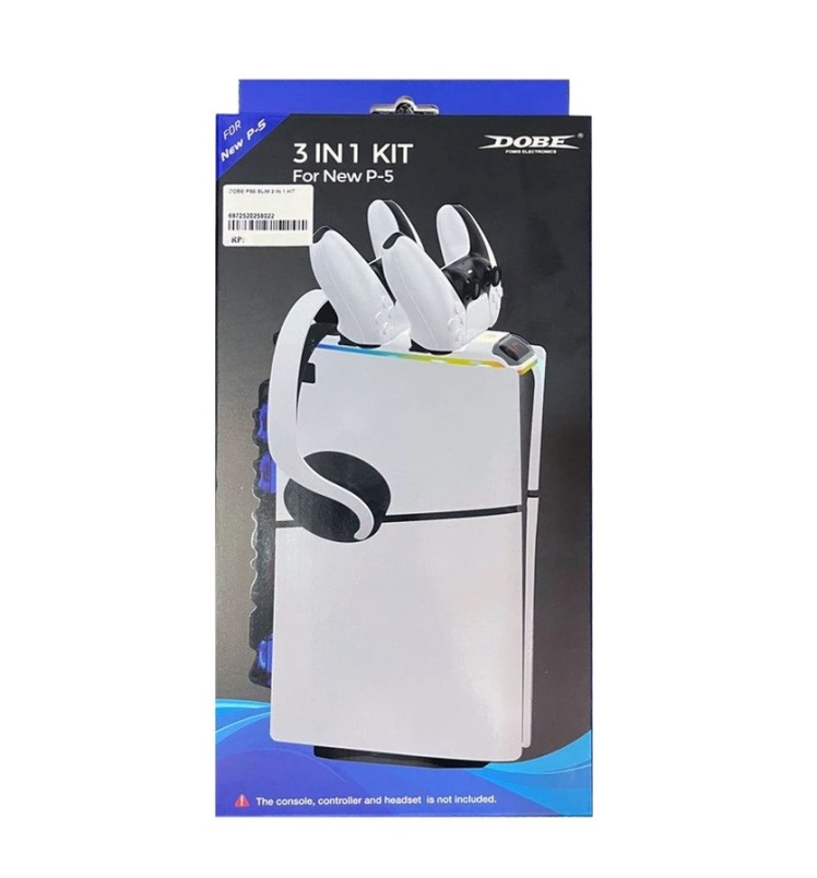 فن خنک کننده و شارژر دسته و پایه نگهدارنده پلی استیشن 5 دابی مدل TP5-35130