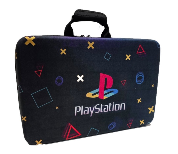 کیف چمدونی نحل PlayStation 5 اسلیم - طرح nahl PS Logo